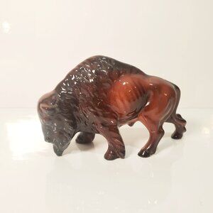 Vintage Bison Figurine